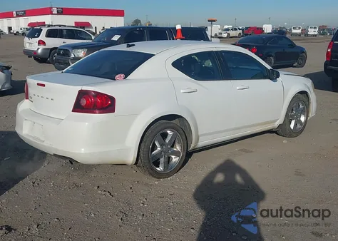 2012 Dodge Avenger Se from USA, damaged, VIN 1C3CDZAB7CN310292